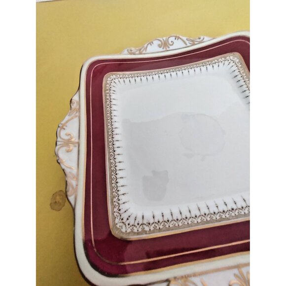 Vintage Paragon Square Cake/Dessert Plate 9 1/4" RARE 1950's - Picture 10 of 10